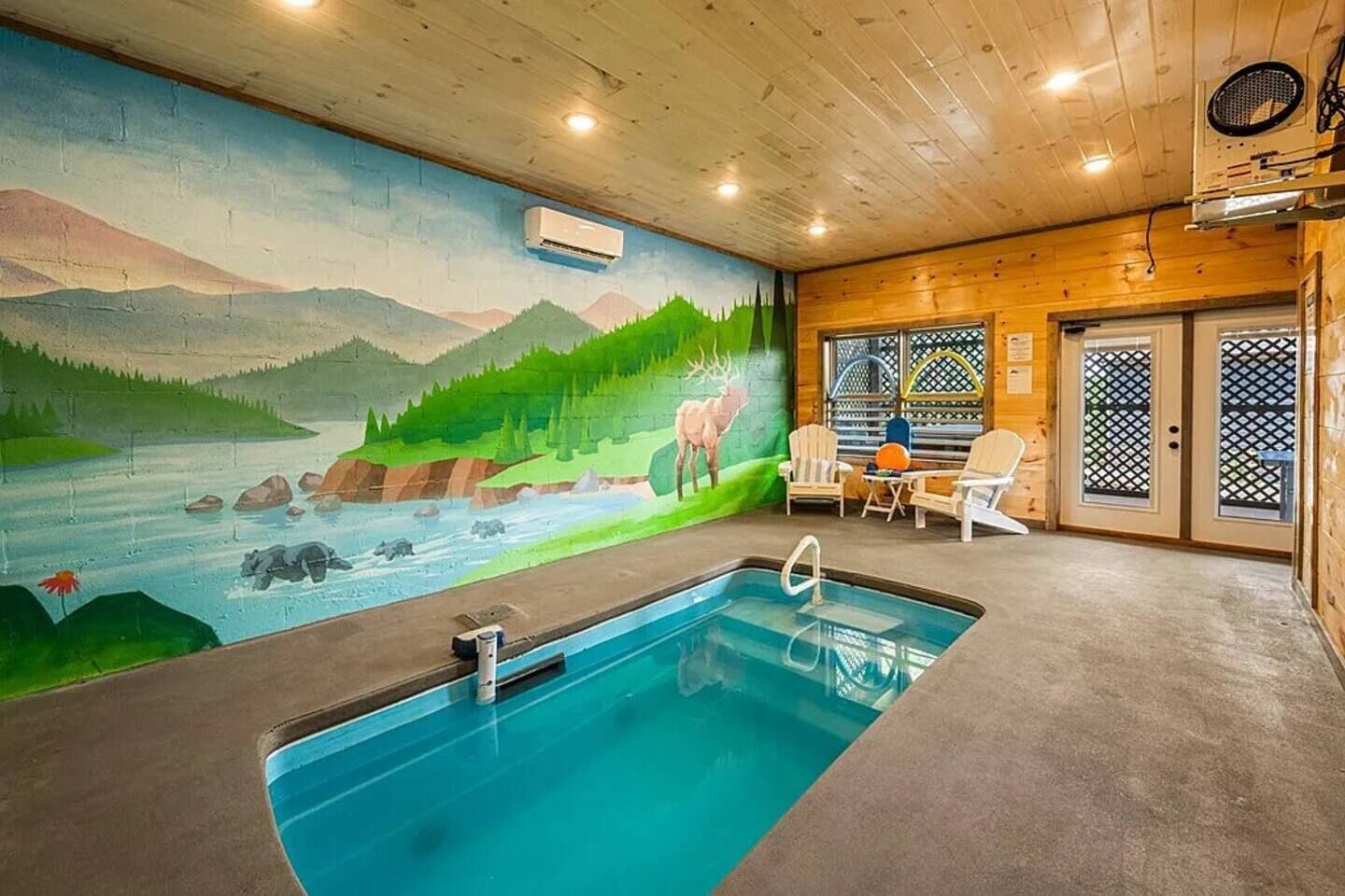 Piscine couverte, piscine chauffée