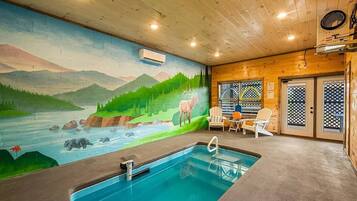 Piscine couverte, piscine chauffée