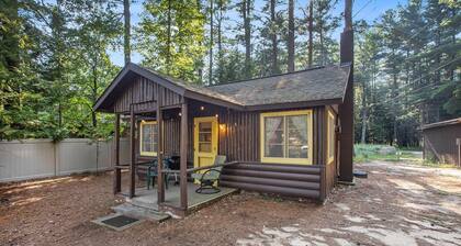 🛶 Riverview – Torch Waterfront Cabin with Dock & Firepit | Near Torch Lake Sandbar ➠ 14047