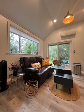 Smart TV, books, stereo