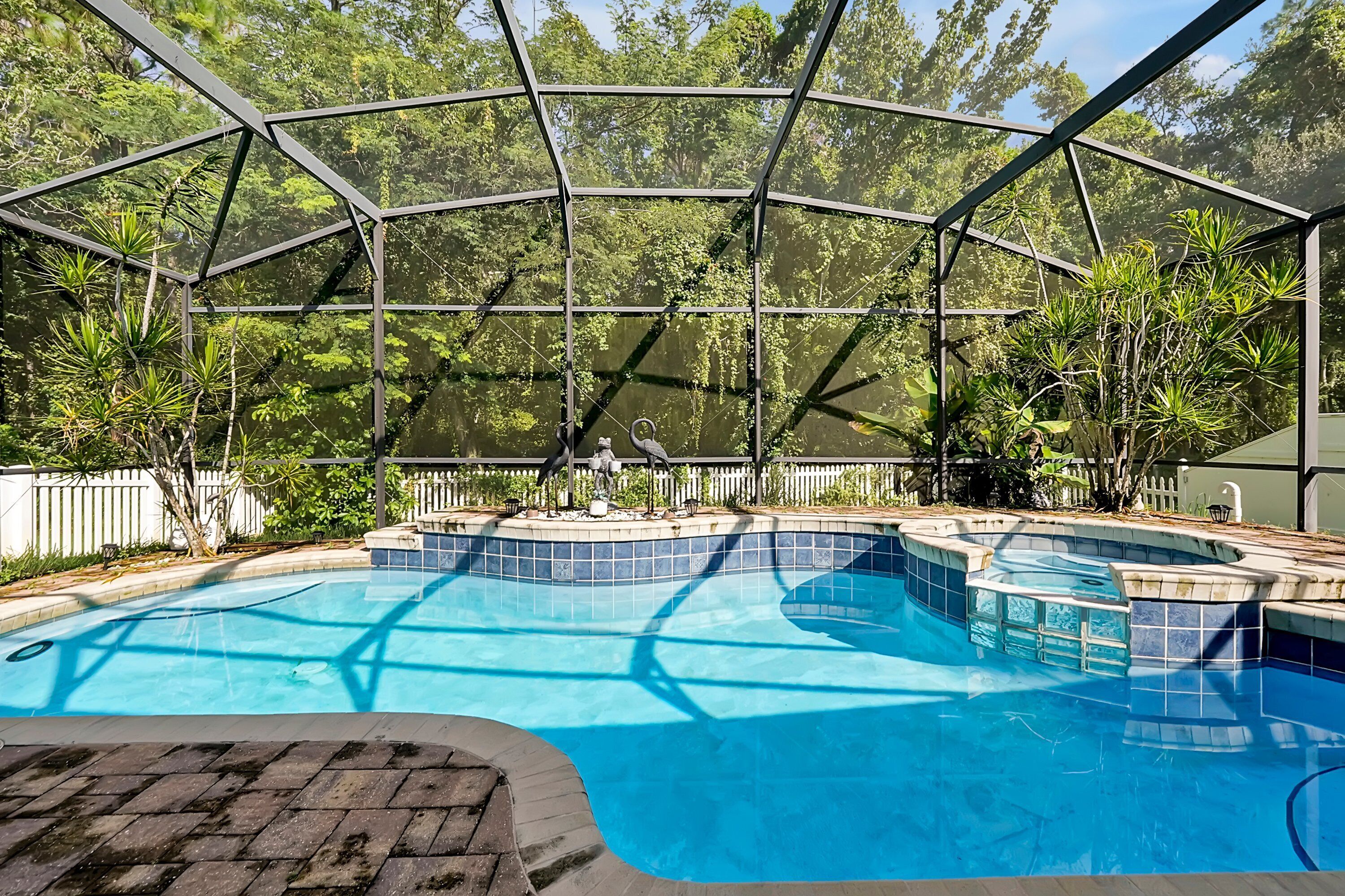 Indoor pool, a heated pool