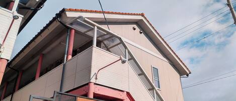 Fassade der Unterkunft