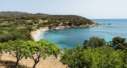 Maison de vacances 'Holiday In Villasimius' avec vue sur la mer, Wi-Fi et climatisation