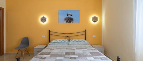 1 غرفة نوم ومكواة/لوح كي وواي فاي مجانًا وملاءات أسرّة