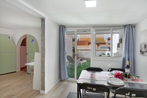 Dining - Holiday Apartment 'Villa Monica' with Sea View, Private Terrace & Wi-Fi (Agüimes)