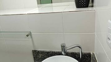 Towels, soap, toilet paper