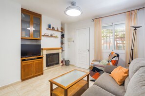 Tv och eldstad