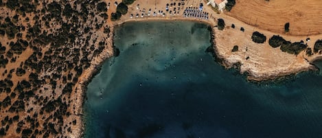 Vlak bij het strand