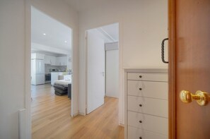 1 bedroom, iron/ironing board, bed sheets