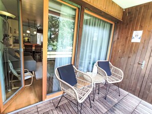 Terrace/patio - Lovely apartment for 4 people with WIFI, TV and balcony (Davos)