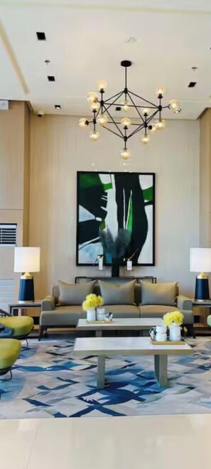 Lobby sitting area - S & E condo with Panoramic view (Iloilo)