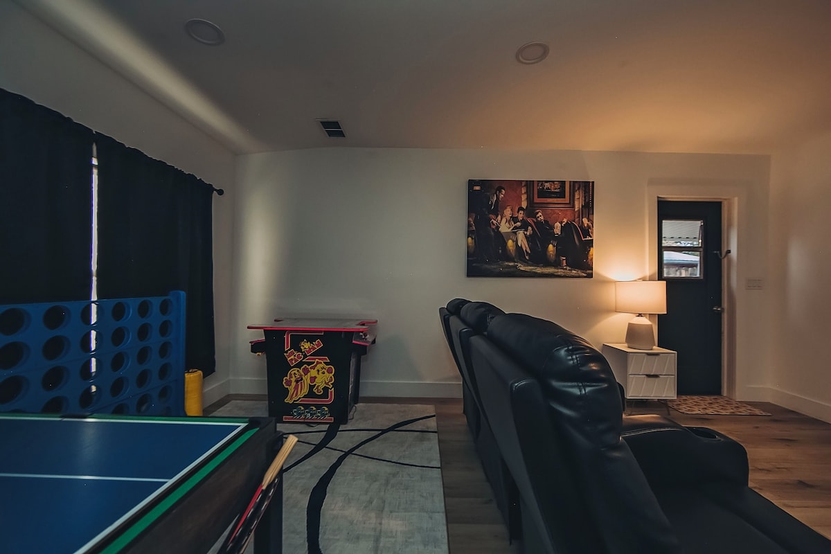 Photo 96 of 5 Minutes to the Beach & Downtown, 4 Bedroom + Movie Room