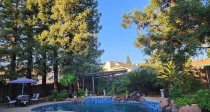 3-bedroom house in charming Fair Oaks with solar pool. Enjoy your stay