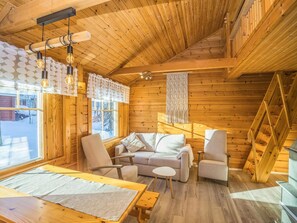 Televisie en een open haard