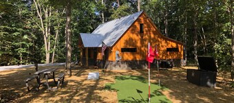 New! Modern Cabin w/Hot Tub, Fire Pit, Private; 2 miles to Cloudland Canyon, Hiking, McLemore Golf