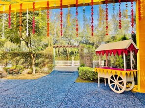Zona para bodas al aire libre