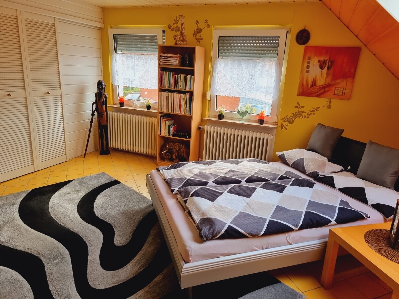 3 dormitorios, tabla de planchar con plancha, wifi gratis y ropa de cama