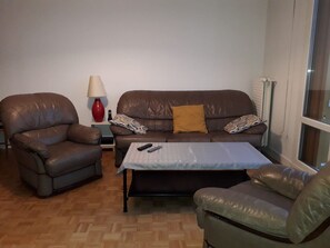 Living area - T4-5 with view of the Alps 5 minutes from Lyon (La Mulatière)