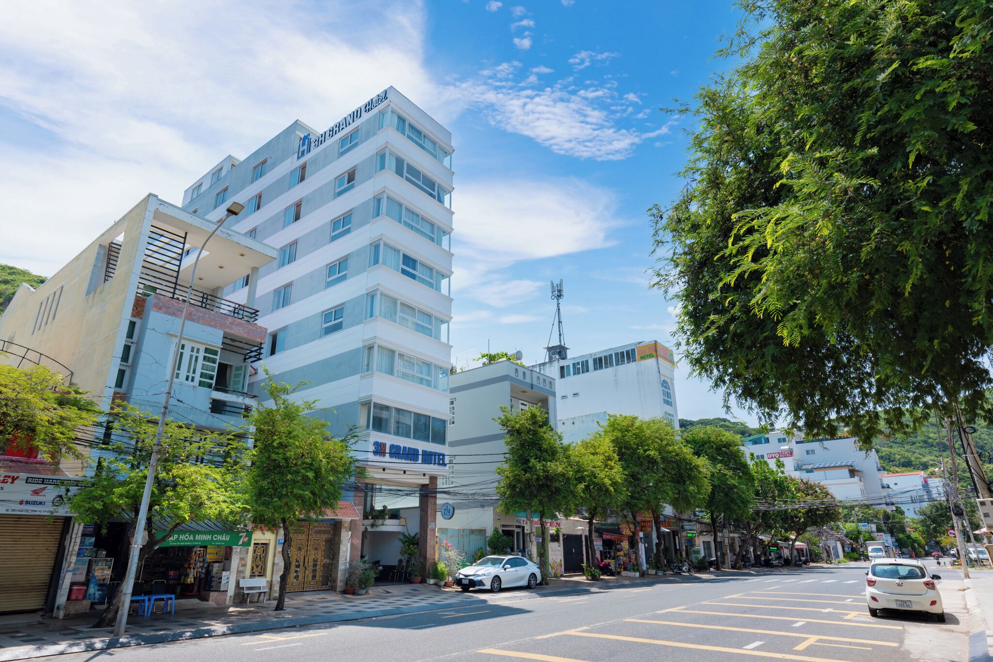 Façade de l’hébergement