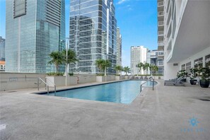 Pool - Luxury Condo in Brickell, Beautiful Amenities (Miami)