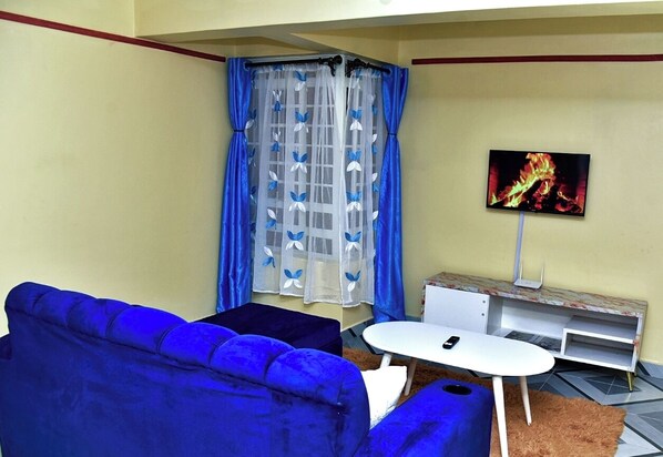 Living area - Posh Nest Suites (Nairobi)