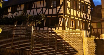 Maison Alsacienne de Charme Dans Cadre Arboré