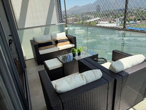 Terrace/patio - Las Condes premium, 100% mountain range view (Las Condes)