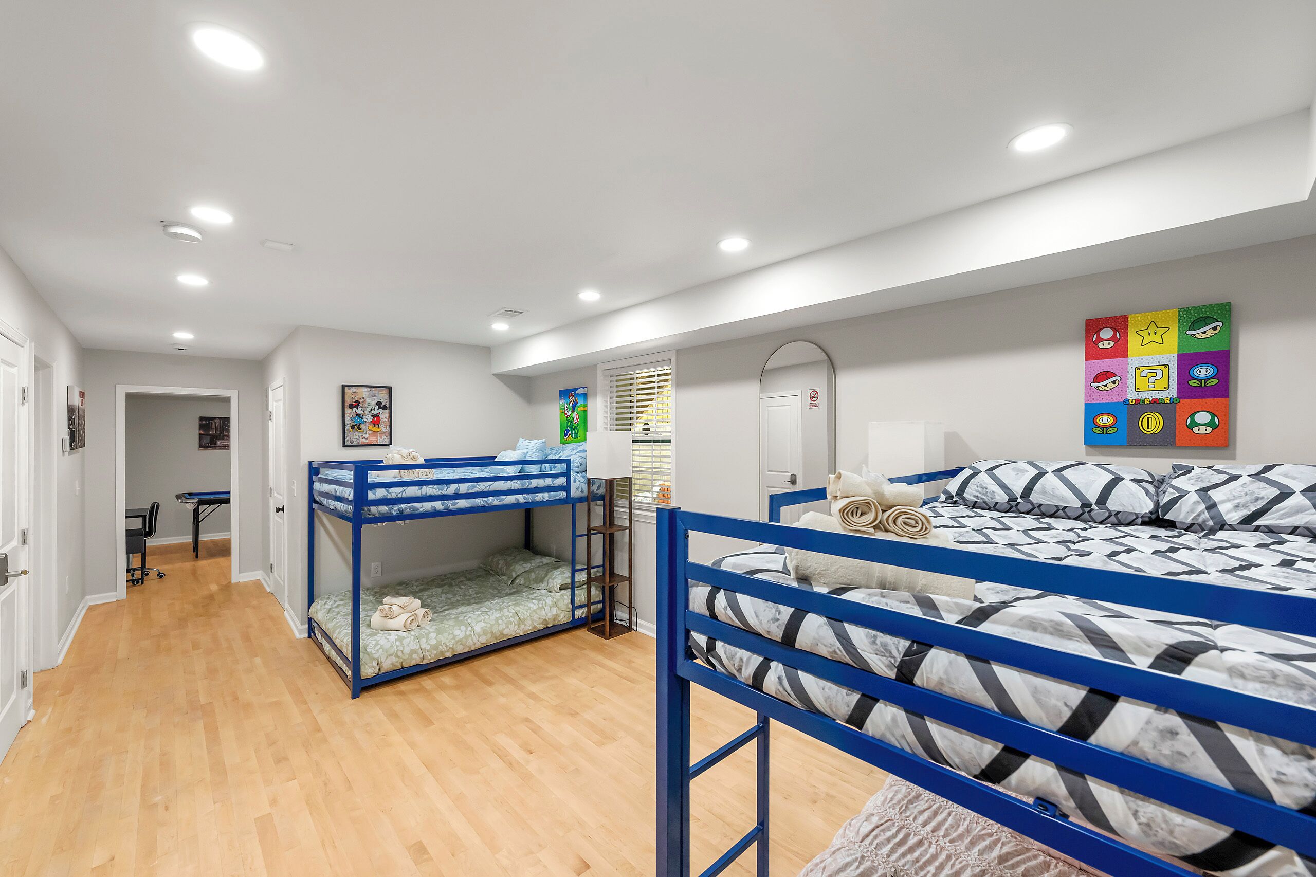 5 soverom, strykejern/-brett, wi-fi (inkludert) og sengetøy