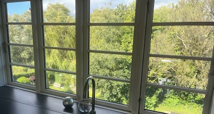 Charming Apartment with Lake View, Tennis Court- 5 Minutes from Odense Center