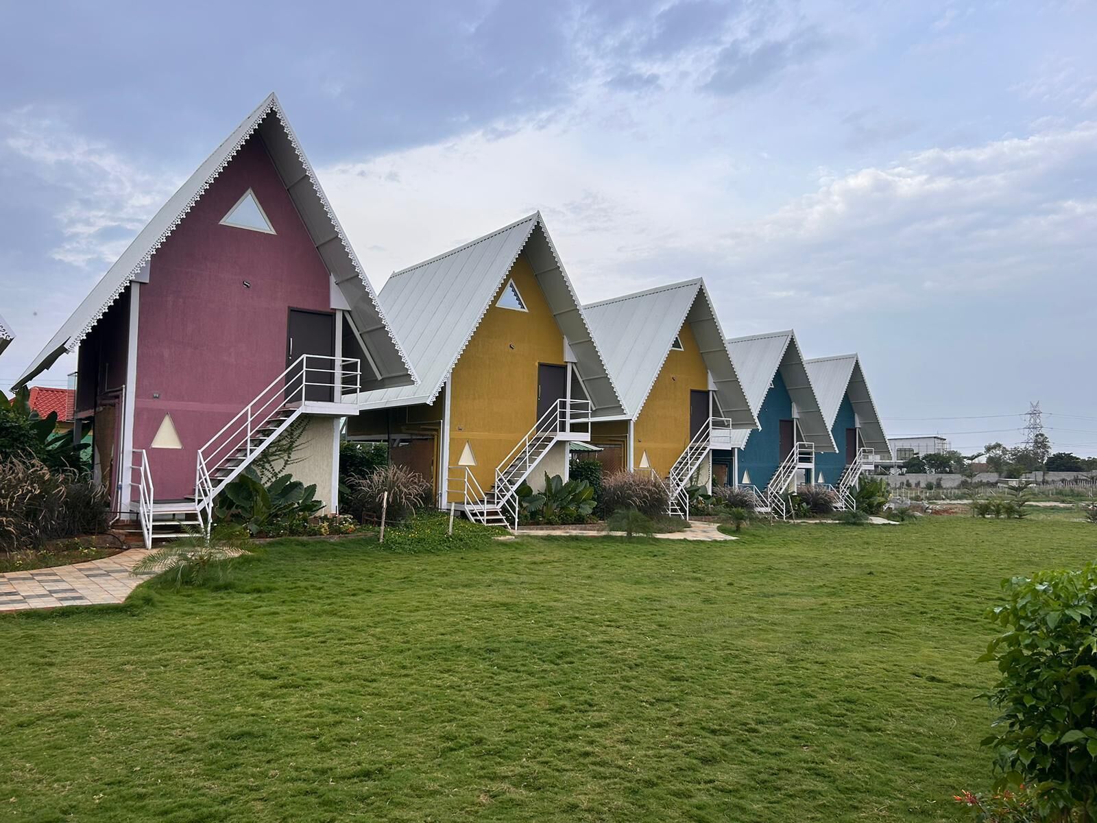 Fassade der Unterkunft