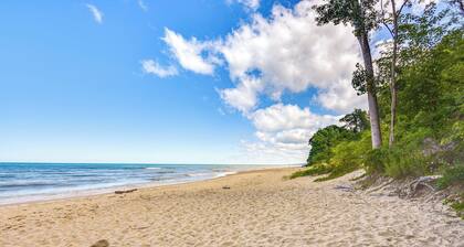 Walk to the Beach: Coloma Retreat w/ Fire Pit!