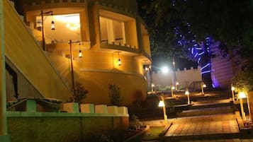 Front of property – evening/night