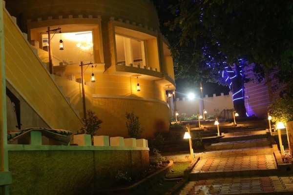 Front of property - evening/night