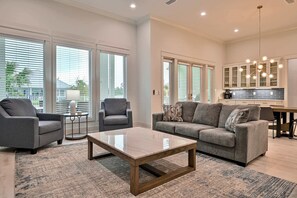 Cottage, Multiple Beds, Pool Access, Pool View (Angel’s Retreat) | Living area | 50-inch flat-screen TV with digital channels