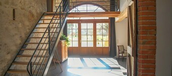 3-star holiday cottage in a barn with swimming poo