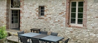 Gîte-Gartenblick-Ensuite mit Dusche-Komfort