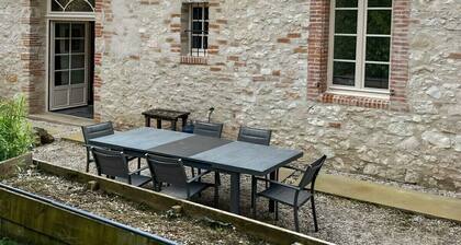 3-star holiday cottage in a barn with swimming poo