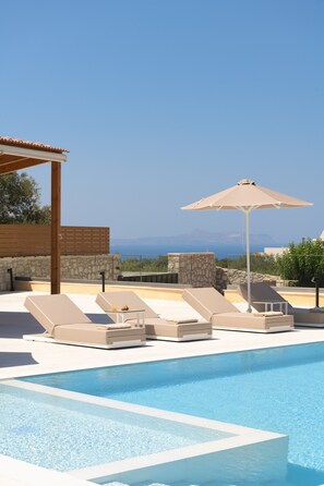 Pool - MaYa Villa | Heated Pool Estate near Rethymno (Atsipopoulo)