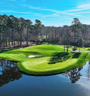 Golf - Lazy Palm-Free BEACH pass! POOL! 1/2 mile to Marshwalk and Marina! 3 King bdrms! (Murrells Inlet)