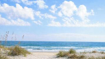 Sun loungers, beach towels