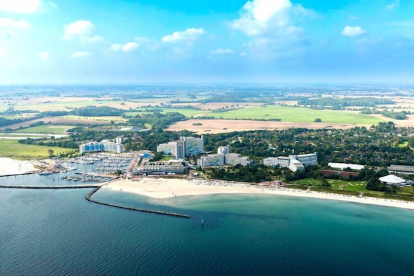 Vlak bij het strand