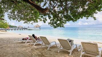 Beach nearby, white sand