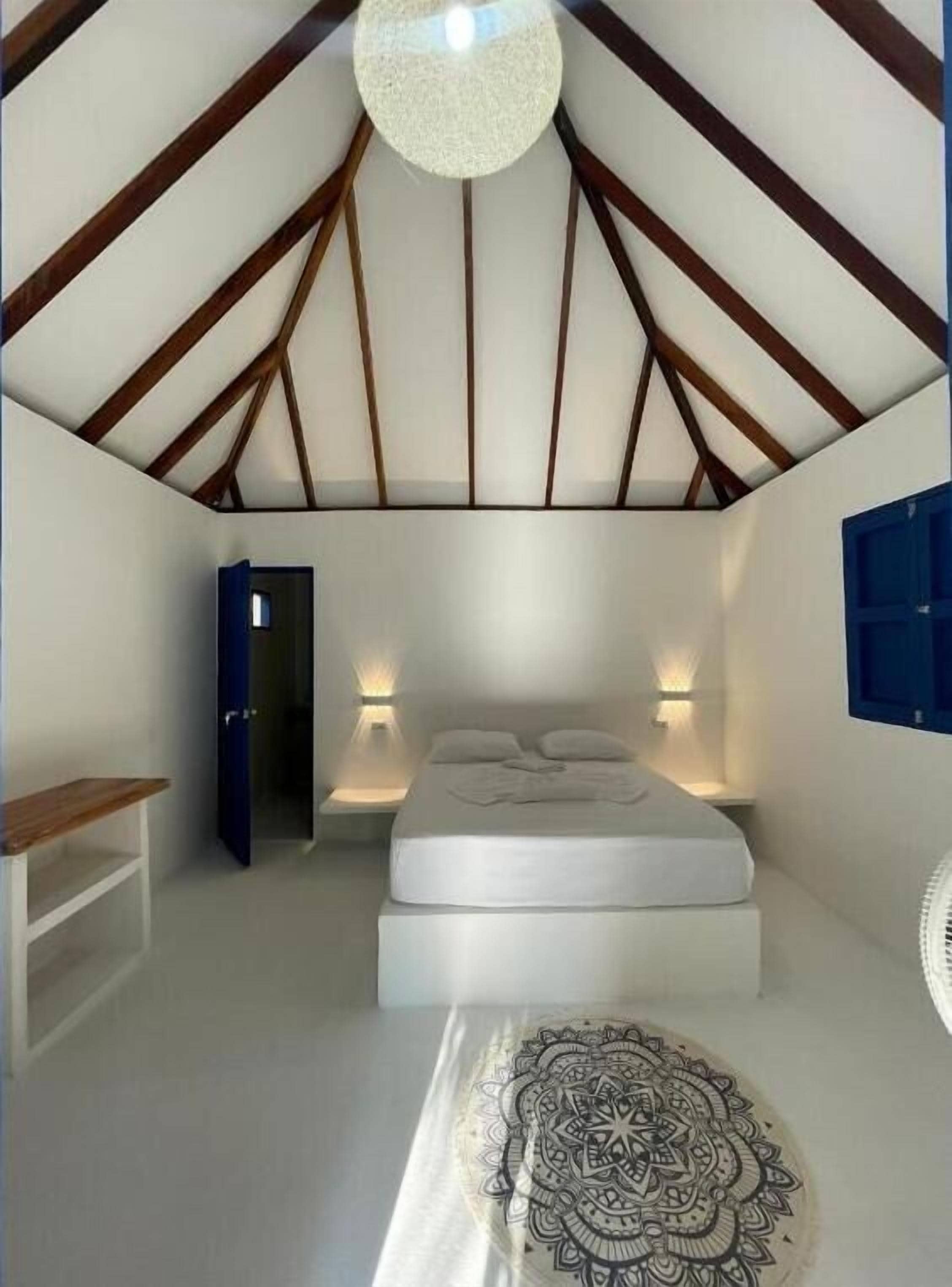 Deluxe huisje, uitzicht op tuin