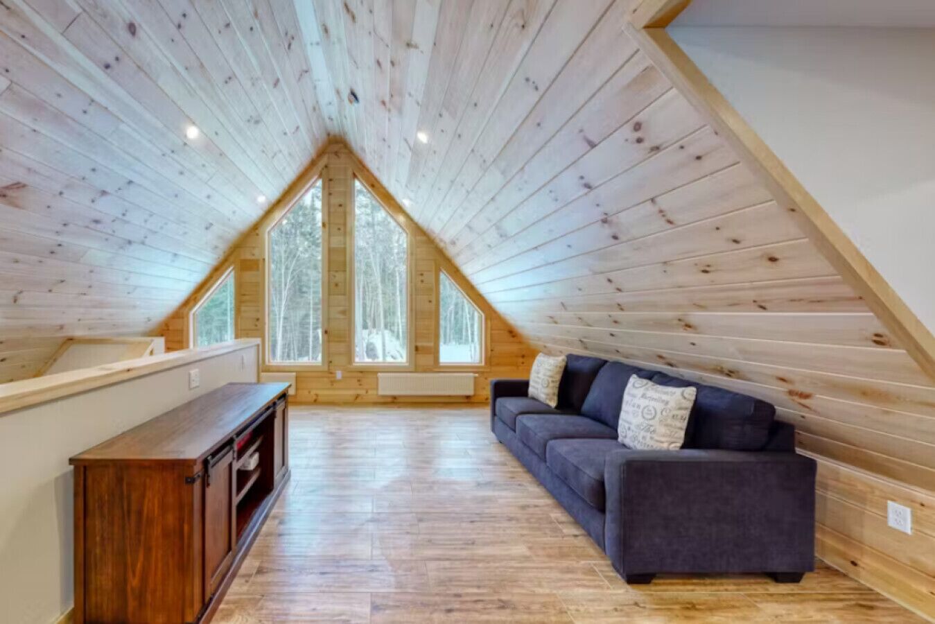 TV connectée, cheminée