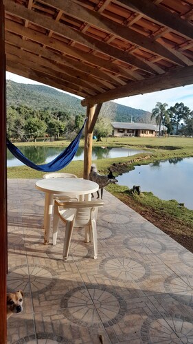 Cabana em Área Rural com Total Privacidade e Conforto com Natureza Exuberante