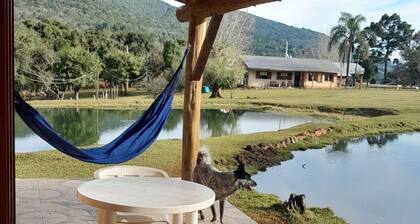 Cabana em Área Rural com Total Privacidade e Conforto com Natureza Exuberante