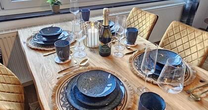 EcoCube Apartment3 Meppen 5Pers, Balkon, Küche, Waschmaschine