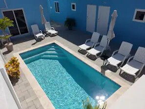 Apartment | 2 bedrooms - Amazing 2BR Suite w Pool Patio 5 min Dr2 Palmbeach (Noord)