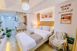 1 quarto, escrivaninha, Wi-Fi de cortesia, roupa de cama