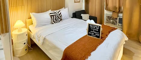 1 quarto, escrivaninha, Wi-Fi de cortesia, roupa de cama